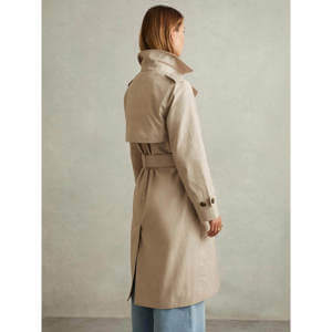 REISS Azura Petite Hooded Insert Trench Coat